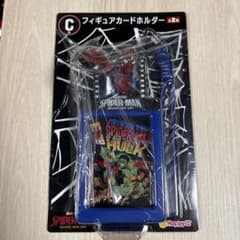 スパイダーマン Happyくじ C賞 フィギュアカードホルダー　青のサムネイル