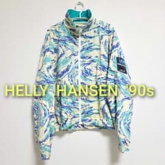 希少・ノルウェー製】90s ヘリーハンセン 総柄 ナイロンジャケット L 