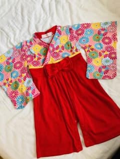 ●袴ロンパース 女の子 90cm●のサムネイル