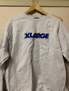 X-large 青ロゴ　クルーネックスウェットのサムネイル