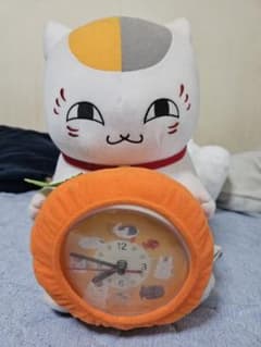 이치 반 쿠지 나츠메 친구 장 냥코 선생님 인형 시계 B 상 중고 사용감 유