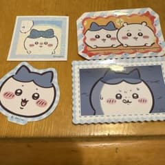 ちいかわ ダイカットステッカー ハチワレ 4枚セットのサムネイル