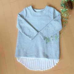 値下げ！未使用美品！LHELBIE ボーダートップスのサムネイル