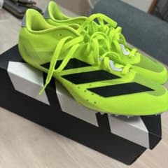 adidas 陸上スパイク イエロー - メルカリ