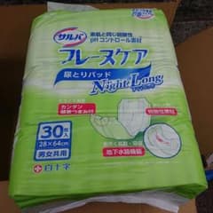 白十字 サルバ フレーヌケア ナイトロング30枚入 尿とりパッド3パック
