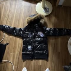 00s archiveワッペン光沢フードファージャケット平成ギャル男 - メルカリ