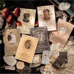 流金時代系列 箔押しPETステッカー 6種のサムネイル