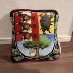 三鷹の森　ジブリ美術館限定クッション　廃盤のサムネイル