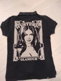 HYSTERIC GLAMOUR ブラックポロシャツ - メルカリ