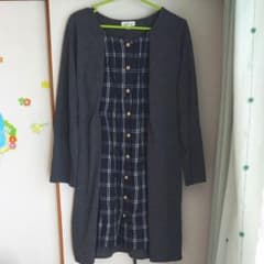マタニティ チェックワンピースのサムネイル