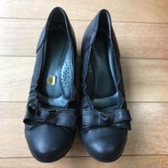MJ様専用　パンプス 黒のサムネイル