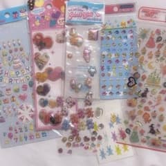 シール まとめ売り 平成女児 平成レトロ 当時物 ふんわかシール