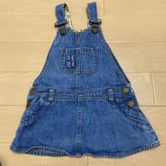 デニムジャンパースカート　90cmのサムネイル