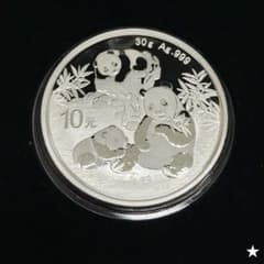 ★中国 パンダ銀貨 Ag.999 純銀 30g ケース入り 2025年 中国 パンダ銀貨 Ag.999 純銀 30g ケース入り 2025年 - メルカリ