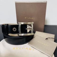 未使用】BVLGARI ブルガリ レザーベルト46/115 - メルカリ
