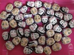 【 とんぼ珠 】☆ おかめひょっとこ ☆ 50個セット ☆のサムネイル
