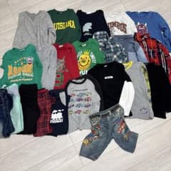 120cm キッズ服 まとめ売り 男の子　22着　長袖　秋冬　トレーナーのサムネイル