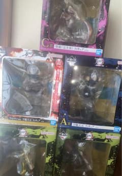 鬼滅の刃フィギュア＆お皿＆ミニ色紙 一番くじのサムネイル