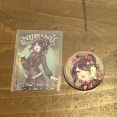 戌亥とこ☆にじさんじ ビスケット缶バッチ➕ウエハース カードのサムネイル