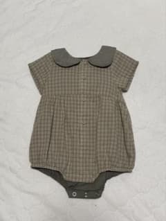Maison Marelle海外子供服チェックロンパース Maison Marelle チェック柄 ロンパース 12m - メルカリ
