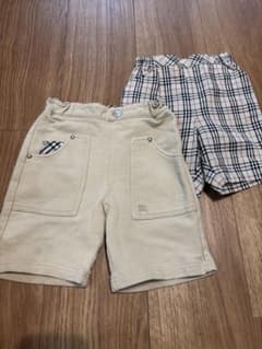 BURBERRY ボトムス 80cm ベージュ チェック柄のサムネイル