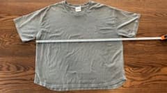 【古着】Hello Kitty ラインストーン Tシャツ グレー　レディース　Lのサムネイル