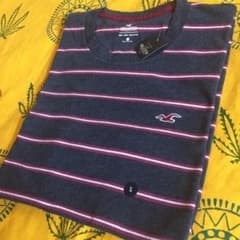 【Ｓ】Hollister  新品 ボーダーライン Ｔシャツ  ホリスターのサムネイル