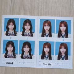seju 証明写真 伊藤彩華 向井怜衣 2枚セット - メルカリ