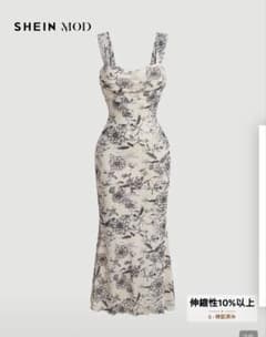 SHEIN MOD 花柄 キャミワンピース ロング丈のサムネイル