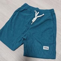 コーデュロイ ショートパンツ ターコイズブルーのサムネイル