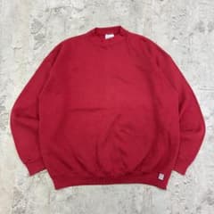 90s USA製　DISCUS ATHLETIC　スウェット　XL　赤無地　古着