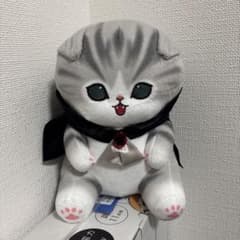 猫のぬいぐるみ mofusand 黒いマント付きのサムネイル