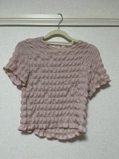 GU 半袖Tシャツ ピンク Mのサムネイル