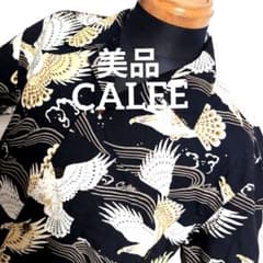 fd15 CALEE アロハシャツ イーグル柄 黒×白 メンズ Lサイズ fd15 CALEE アロハシャツ イーグル柄 黒×白 メンズ Lサイズ - メルカリ