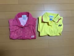 YONEX ポロシャツ 2枚セット Lサイズ Mサイズ - メルカリ