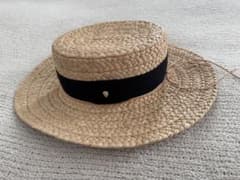 【美品】HELEN KAMINSKI Catherine 麦わら帽子 カンカン帽 Helen Kaminski（ヘレンカミンスキー） ボーターハット CATHERINE