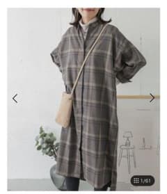 チェックシャツ ワンピースのサムネイル