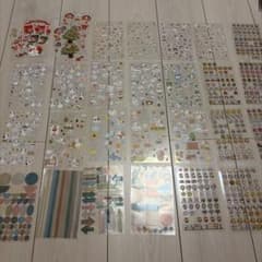 韓国文具　使いかけシール 33枚　まとめ売りのサムネイル