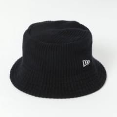 新品未使用 タグ付き ニューエラ NEW ERA ニットバケットハット ブラックのサムネイル