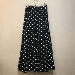 La boutique BonBon ドットプリントマチフレアスカート サイズF - メルカリ