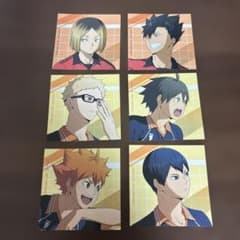 ハイキュー!! ミニカード　6枚セット　アニメイト特典のサムネイル