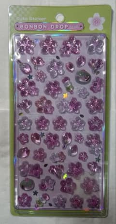 桜ボンボンドロップシール正規品未使用のサムネイル