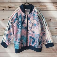 adidas カラフルジップアップジャケット ジャージ キッズ85サイズのサムネイル