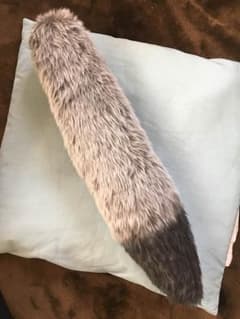コスプレ小物   　狼　尻尾 グレー 54cmのサムネイル