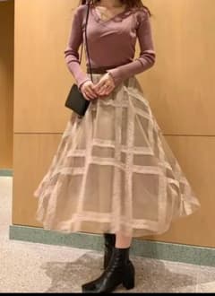 snidel*アシメクロスリブニットプルオーバーのサムネイル
