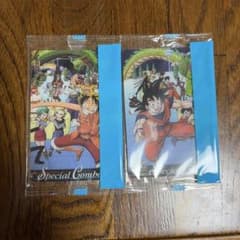 週刊少年ジャンプ40周年記念 クリアカード 2枚セット 悟空 ルフィ 未