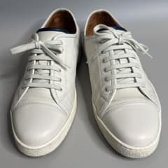 JOHN LOBB（ジョンロブ）LEVAHレザーシューズ ホワイト UK9 - メルカリ