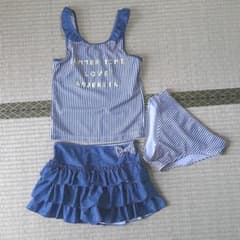 女児水着 160　★3点セット★のサムネイル