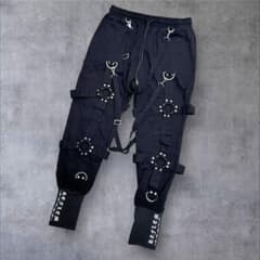 パンツ 00s reflem gimmick black pants y2k 00s reflem gimmick black pants y2k - メルカリ