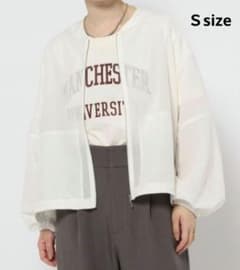 GLOBAL WORKシアーショートZIPブルゾン 低身長スタッフ企画EiiSのサムネイル